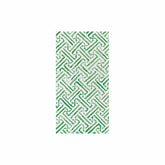 Papersoft Napkins Greek Key Green Guest Towels (Pack of 20)